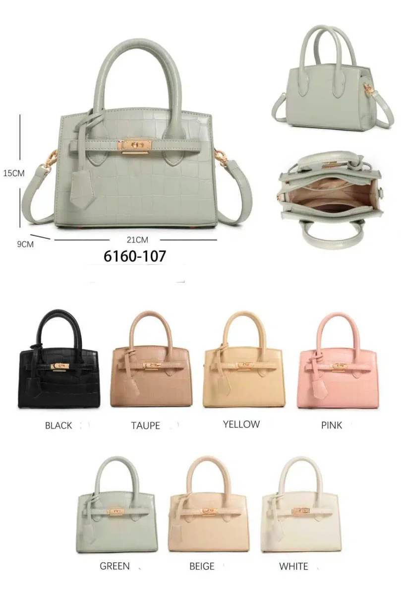 Bolso de Mano Sintético con Estilo Coco, Frontal Decorativo y Cierre de Cremallera para Mujer - Imagen 3