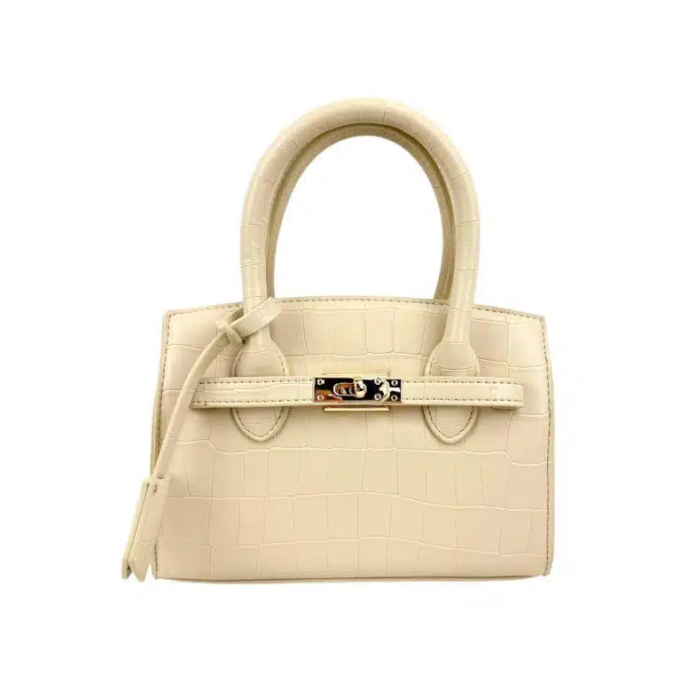 Bolso de Mano Sintético con Estilo Coco, Frontal Decorativo y Cierre de Cremallera para Mujer - Imagen 5