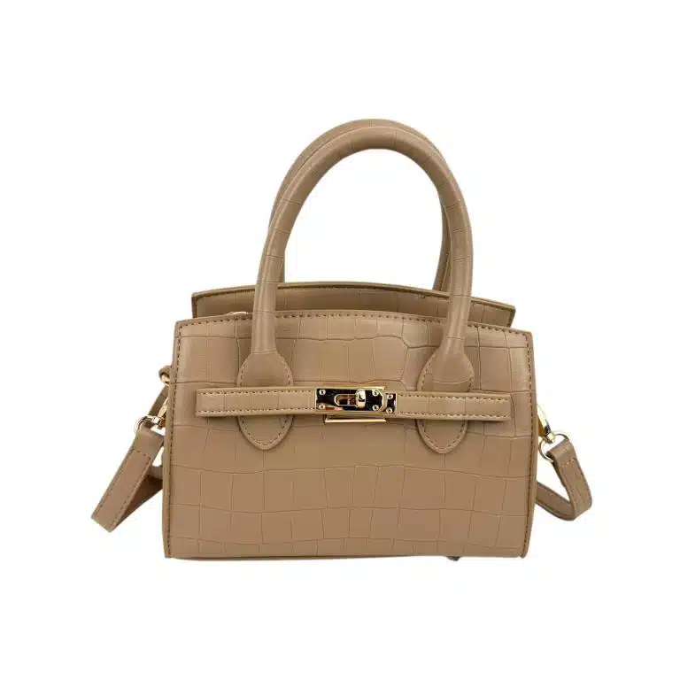 Bolso de Mano Sintético con Estilo Coco, Frontal Decorativo y Cierre de Cremallera para Mujer - Imagen 9