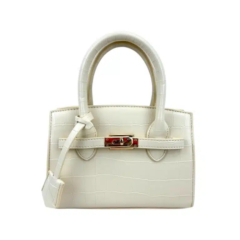 Bolso de Mano Sintético con Estilo Coco, Frontal Decorativo y Cierre de Cremallera para Mujer - Imagen 8