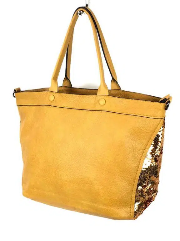 Bolso de Hombro Sintético para Mujer con Gran Capacidad y Lentejuelas Laterales - Imagen 4