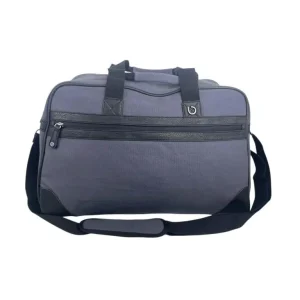 Amplio Bolso de Viaje/Deporte en Algodón con Bolsillo Frontal, 2 Asas y Tira Bandolera para Mujer