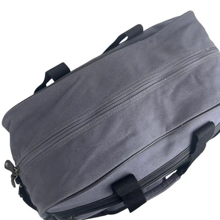 Amplio Bolso de Viaje/Deporte en Algodón con Bolsillo Frontal, 2 Asas y Tira Bandolera para Mujer - Imagen 6