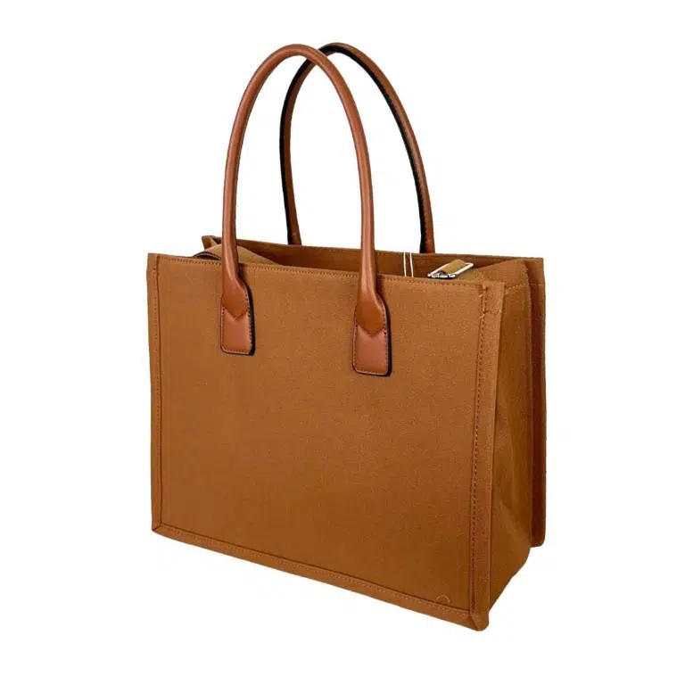Amplio Bolso Canvas tipo Tote con 2 Asas y Bolsillos Interiores para Mujer - Imagen 5