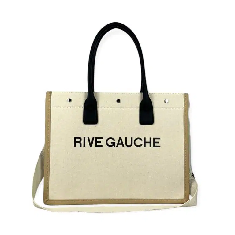 Amplio Bolso Canvas tipo Tote con 2 Asas y Bolsillos Interiores para Mujer - Imagen 3