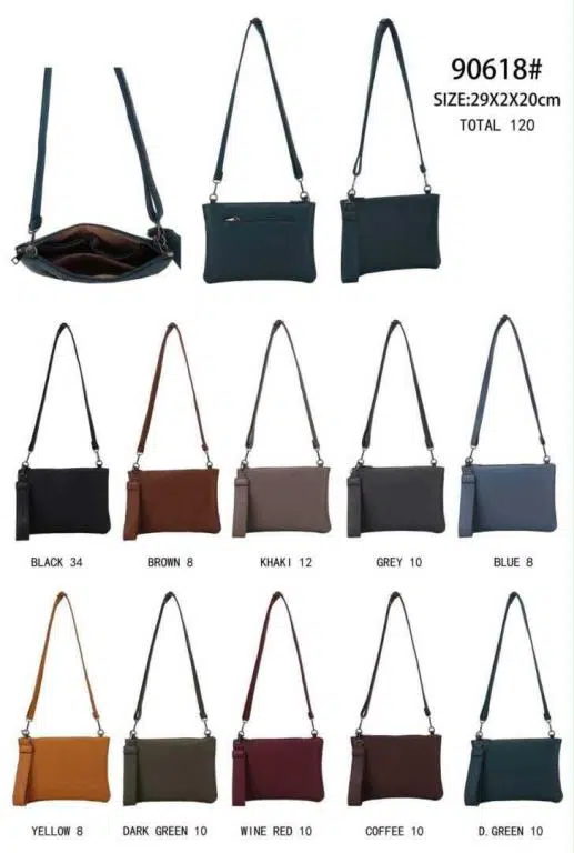 Bolso Bandolera Sintético con Asa Corta Gruesa y Bolsillo Trasero para Mujer