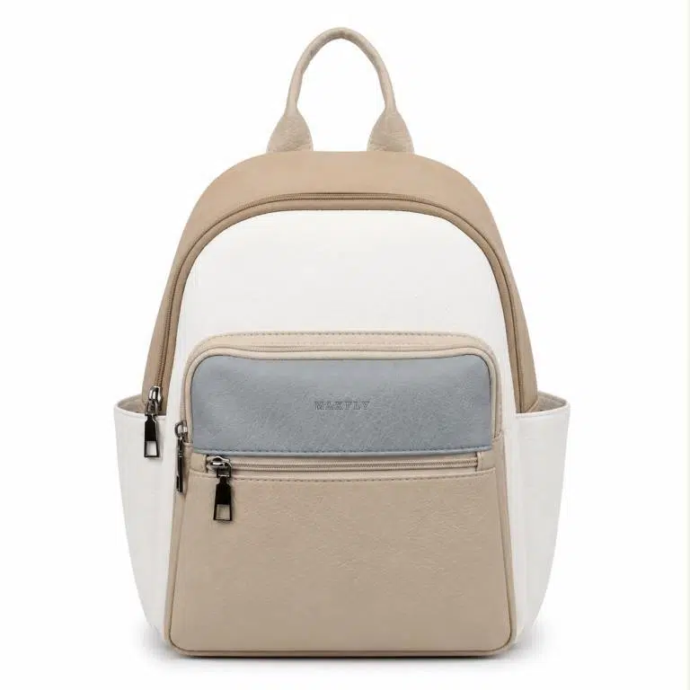 Mochila Sintética Multicolor Maxfly para Mujer con Múltiples Bolsillos Exteriores - Imagen 4