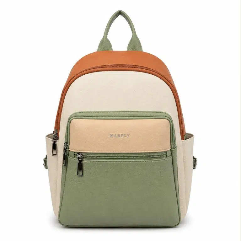 Mochila Sintética Multicolor Maxfly para Mujer con Múltiples Bolsillos Exteriores - Imagen 5
