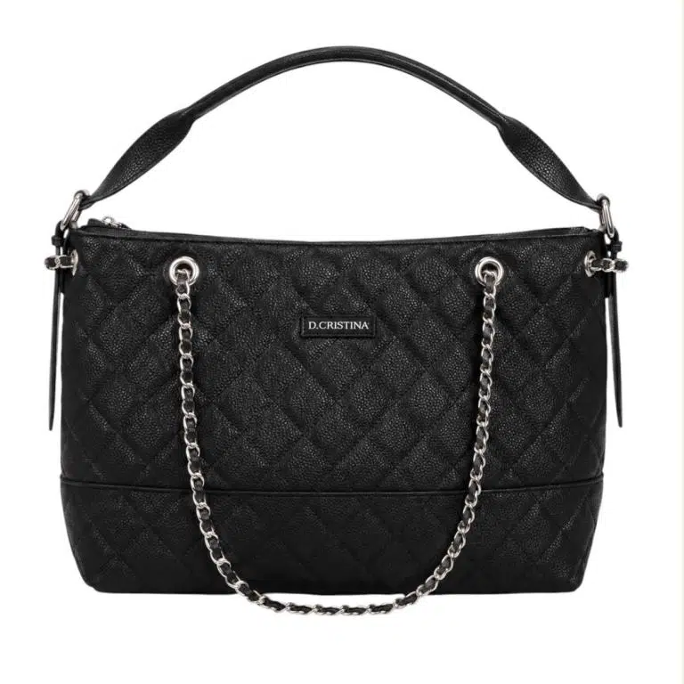 Bolso de Mano Sintético Mujer con Asas Largas Ajustables Tipo Cadena - Imagen 4