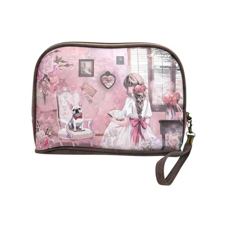Pack de 3 Neceseres Sintéticos de Mujer en diferentes tamaños con Diseño de Muñeca Sweet Candy