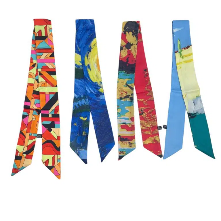 Pañuelo Decorativo para Bolsos, Cuellos y Muñecas con Bonitos Colores y Preciosos Estampados - Imagen 5