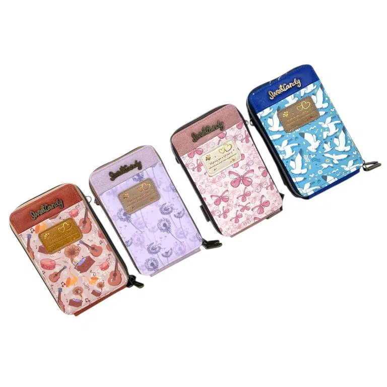 Bolsito Portamovil Sintético de Muñeca Sweet Candy con 3 Compartimentos para Mujer - Imagen 4