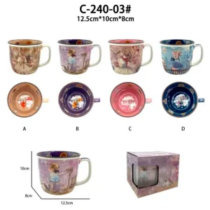 Taza de Cerámica con Diseño Muñeca Sweet Candy y Gran Calidad para Mujer