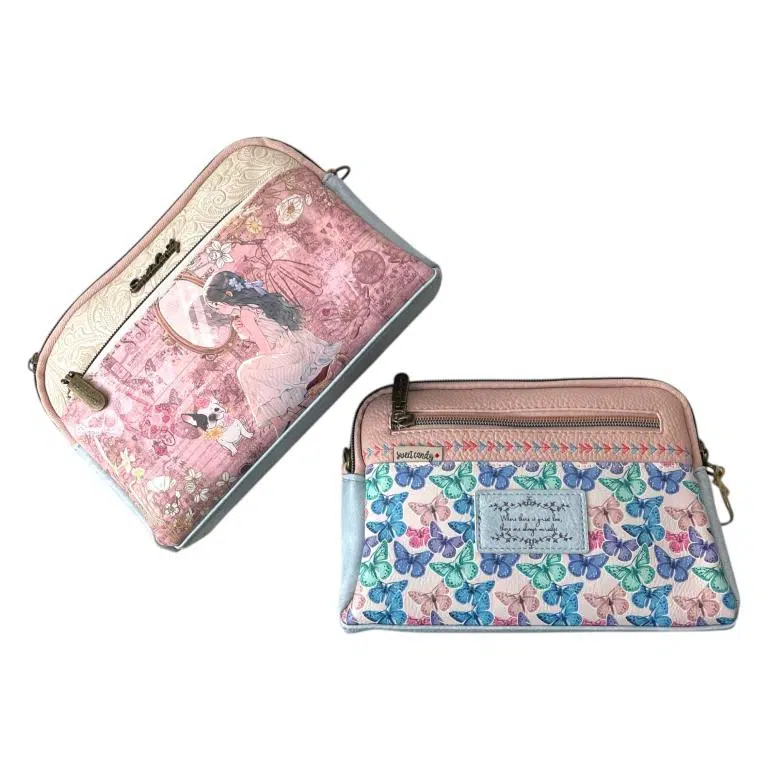Bolso Bandolera Sintético Muñeca Sweet Candy para Mujer con 4 Bolsillos con Cremallera - Imagen 3