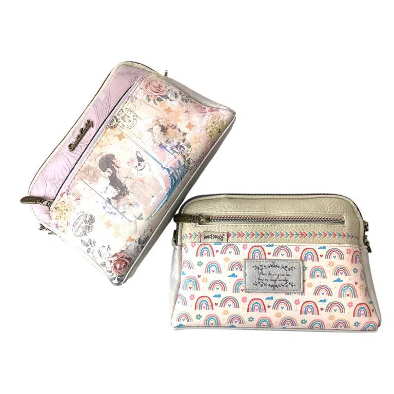 Bolso Bandolera Sintético Muñeca Sweet Candy para Mujer con 4 Bolsillos con Cremallera - Imagen 6