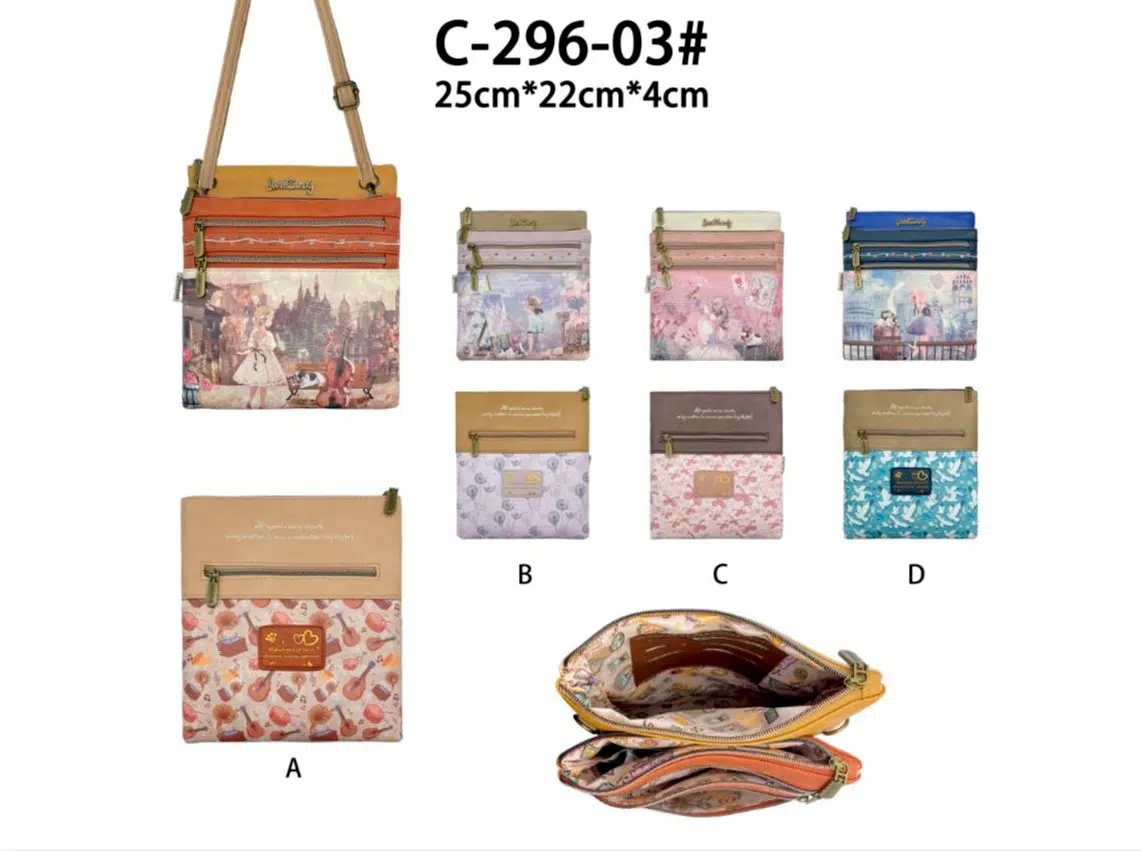Bolso Bandolera Sintético con Muñeca Sweet Candy y 4 Bolsillos Exteriores para Mujer - Imagen 2