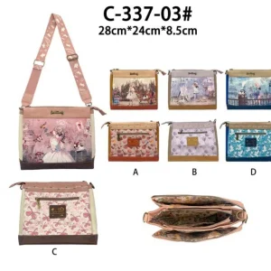 Bolso de Hombro Sintético Muñeca Sweet Candy de Mujer con Cremallera y 3 Compartimentos Internos