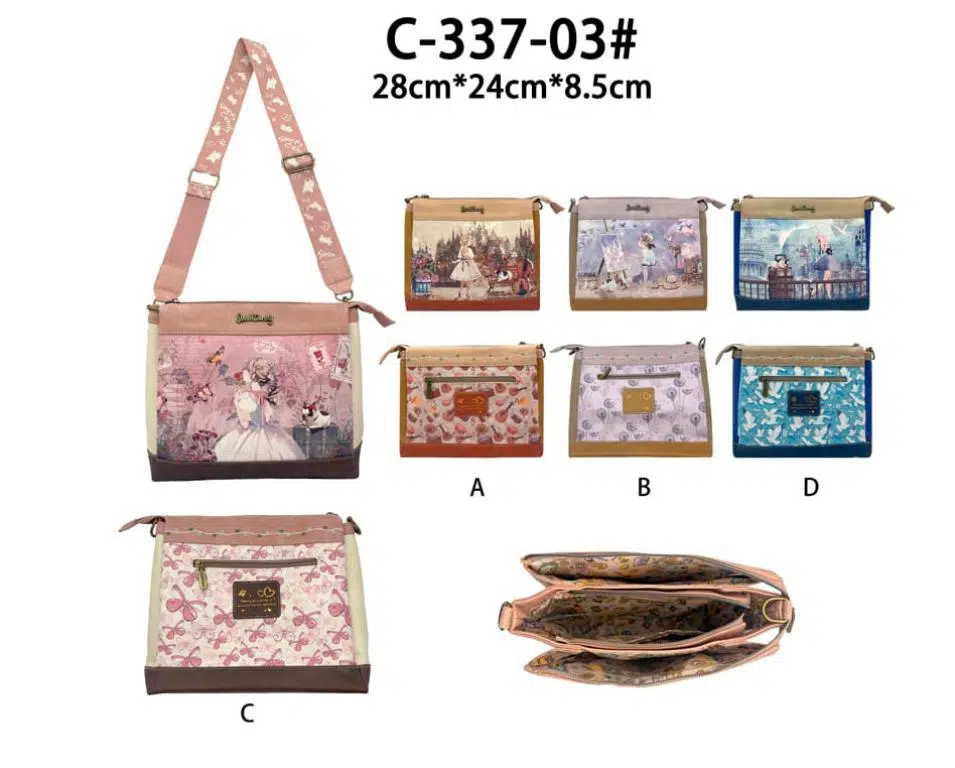 Bolso de Hombro Sintético Muñeca Sweet Candy de Mujer con Cremallera y 3 Compartimentos Internos - Imagen 2