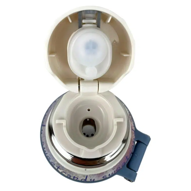 Botella Termo para Mujer con Diseño de Muñeca Sweet Candy, 2 Tapones y Asa Corta - Imagen 3