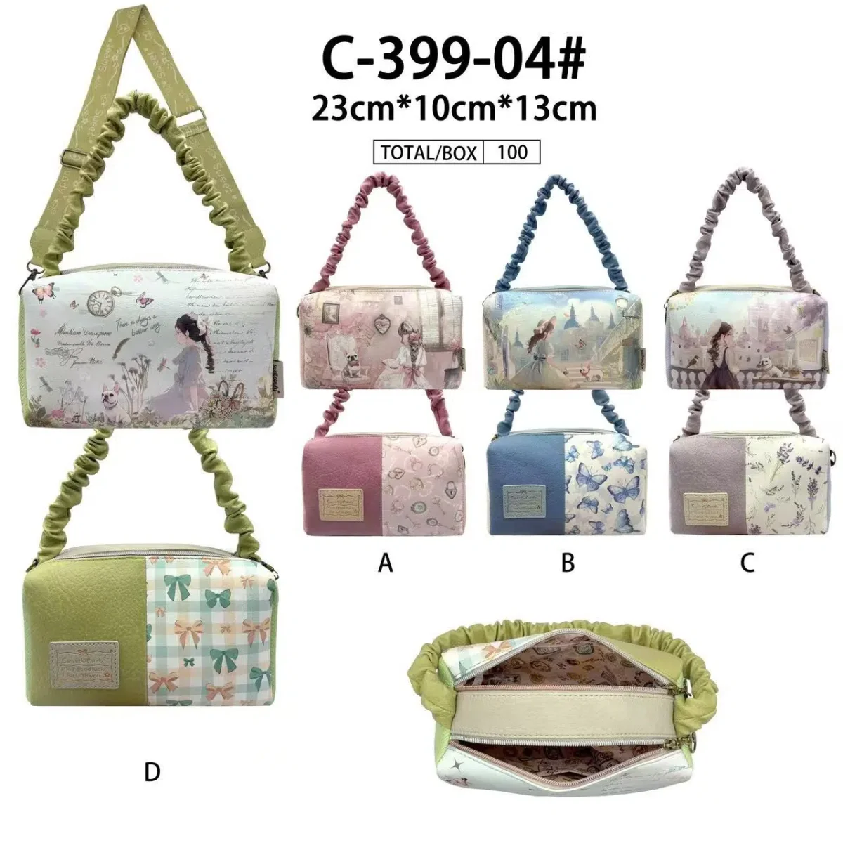 Bolso de Mano Sintético con Muñeca Sweet Candy, Asa Original y 2 Bolsillos para Mujer - Imagen 2