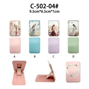 Soporte para el móvil con Diseño de Muñeca Sweet Candy y Espacio para Tarjeta de Mujer