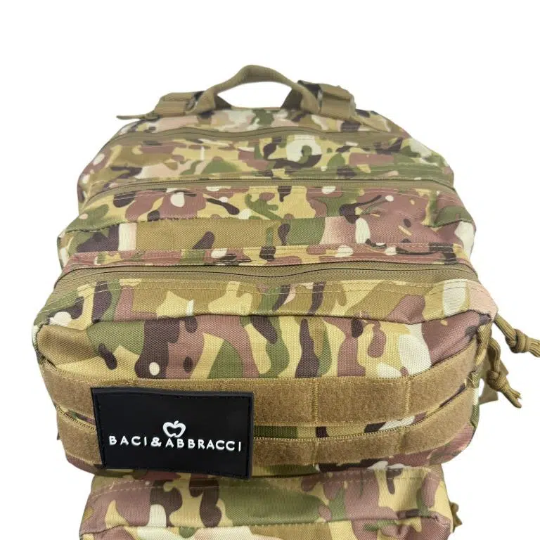 Amplia Mochila Unisex Estilo Militar con Diseño Molle y Multicompartimentos - Imagen 8