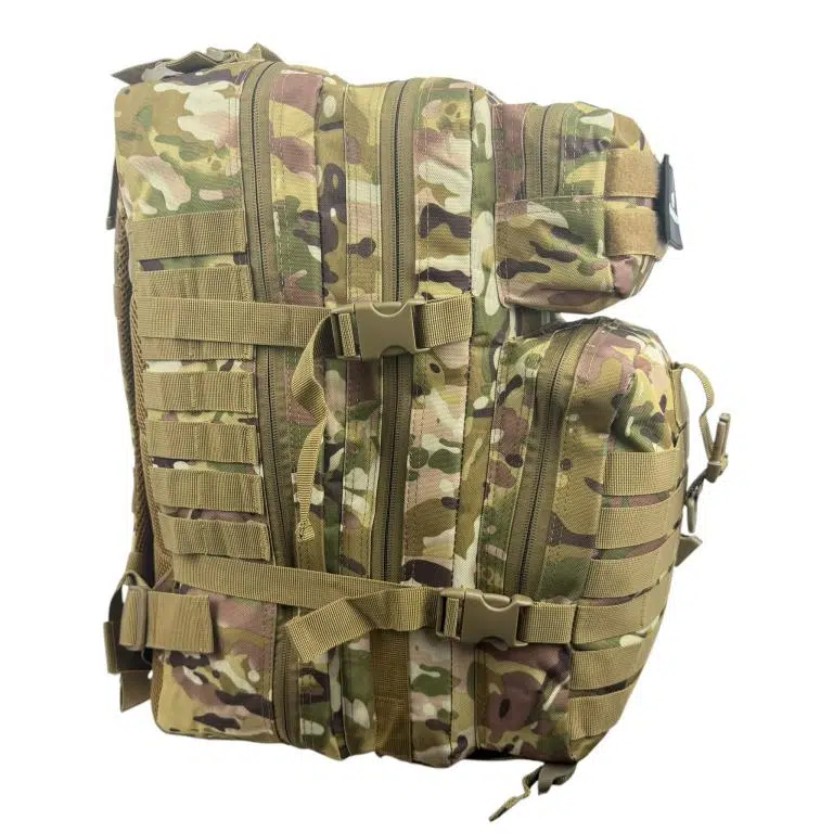 Amplia Mochila Unisex Estilo Militar con Diseño Molle y Multicompartimentos - Imagen 3