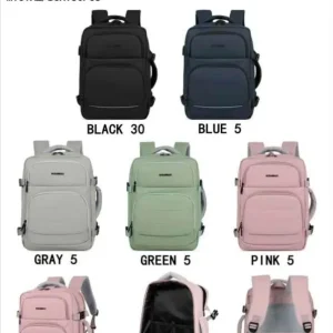 Mochila Sintética de Hombre con Gran Capacidad y Varios Compartimentos de Cremallera