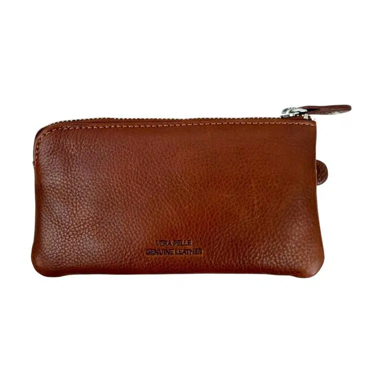Monedero de Piel con Gran Calidad, Bolsillo Frontal y Anilla para Mujer - Imagen 6