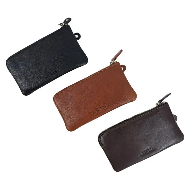 Monedero de Piel con Gran Calidad, Bolsillo Frontal y Anilla para Mujer - Imagen 4