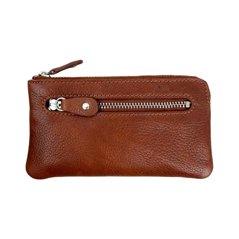 Monedero de Piel con Gran Calidad, Bolsillo Frontal y Anilla para Mujer - Imagen 5