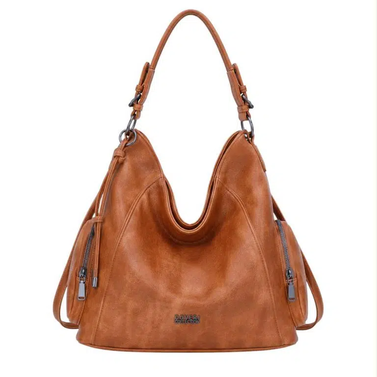 Bolso de Hombro Sintético Estilo Hobo Coveri Collection con Multicompartimentos Mujer - Imagen 7