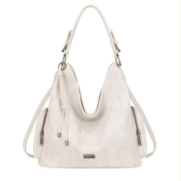 Bolso de Hombro Sintético Estilo Hobo Coveri Collection con Multicompartimentos Mujer - Imagen 8