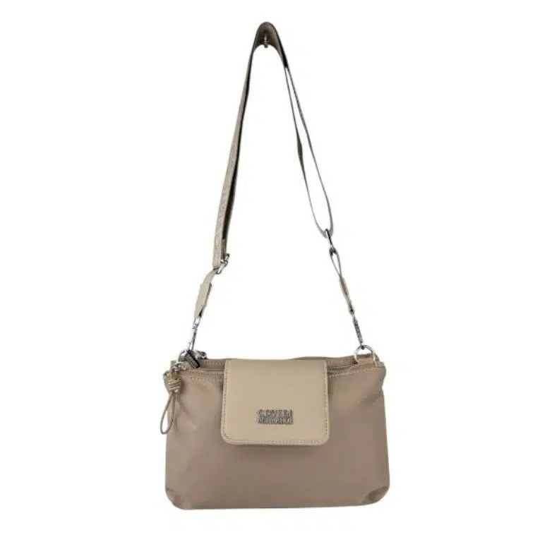 Bolso Bandolera en Nylon Coveri Collection con Mini Solapa y 2 Bolsillos con Cremallera Mujer - Imagen 8