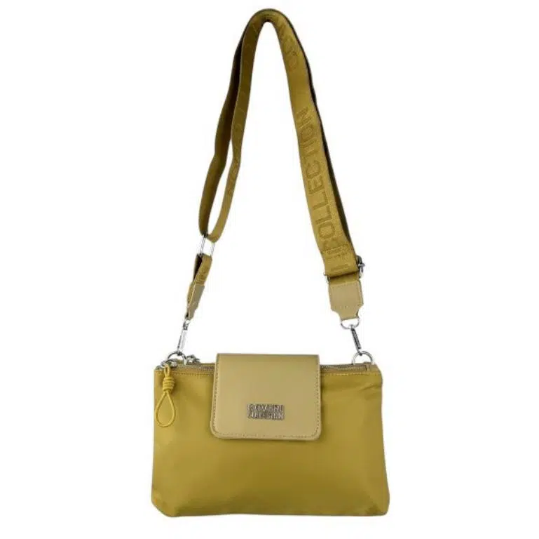Bolso Bandolera en Nylon Coveri Collection con Mini Solapa y 2 Bolsillos con Cremallera Mujer - Imagen 7