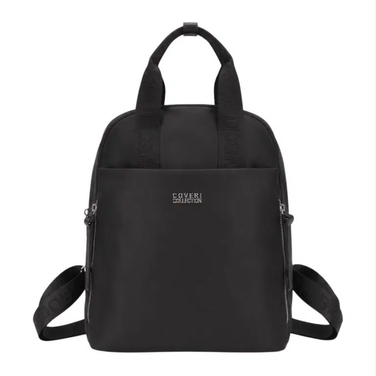 Mochila en Tela Nylon Coveri Collection con 4 Bolsillos Exteriores y Gran Capacidad Mujer - Imagen 8