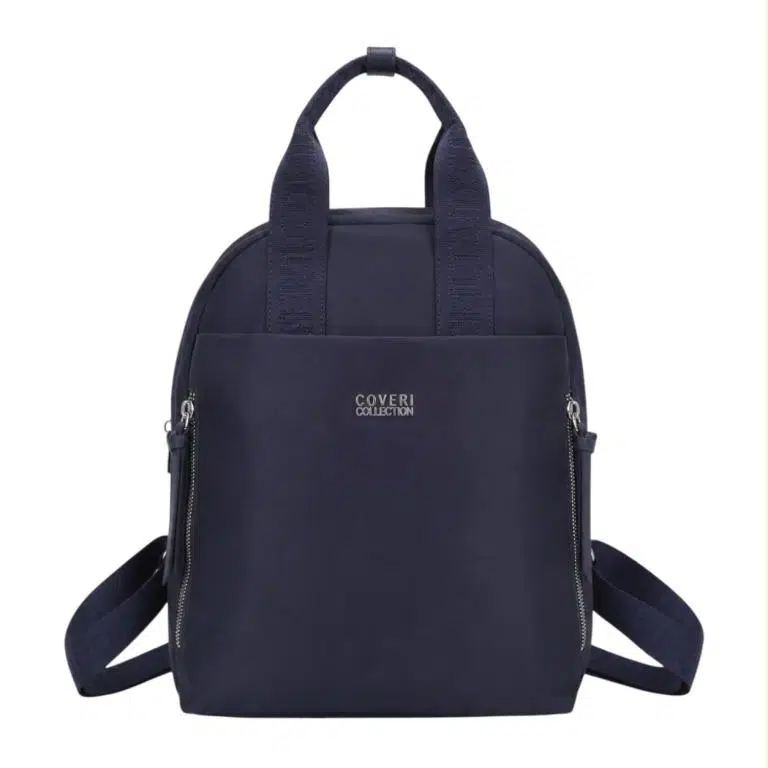 Mochila en Tela Nylon Coveri Collection con 4 Bolsillos Exteriores y Gran Capacidad Mujer - Imagen 9