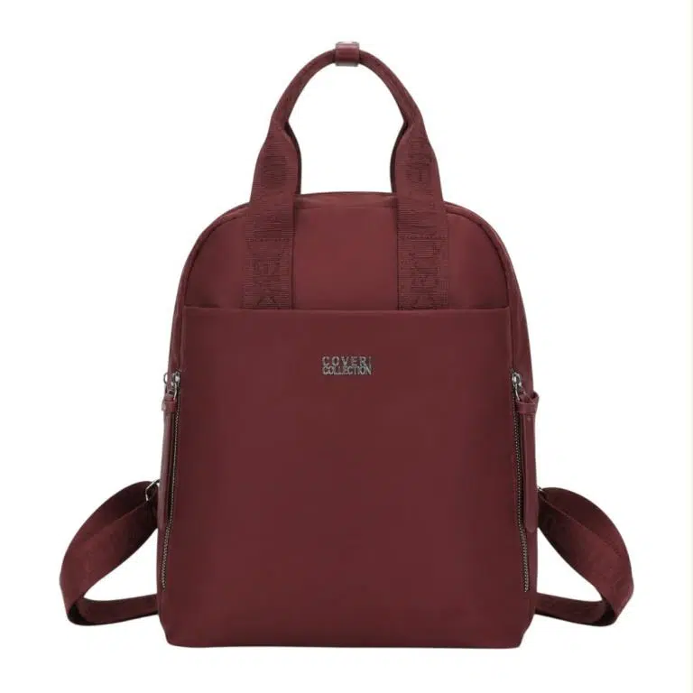 Mochila en Tela Nylon Coveri Collection con 4 Bolsillos Exteriores y Gran Capacidad Mujer - Imagen 7