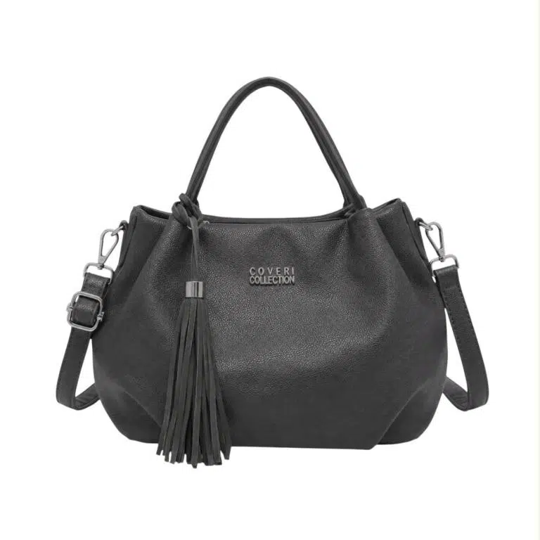 Bolso de Mano Sintético Coveri Collection con Flecos Decorativos y Bolsillo Trasero Mujer - Imagen 5