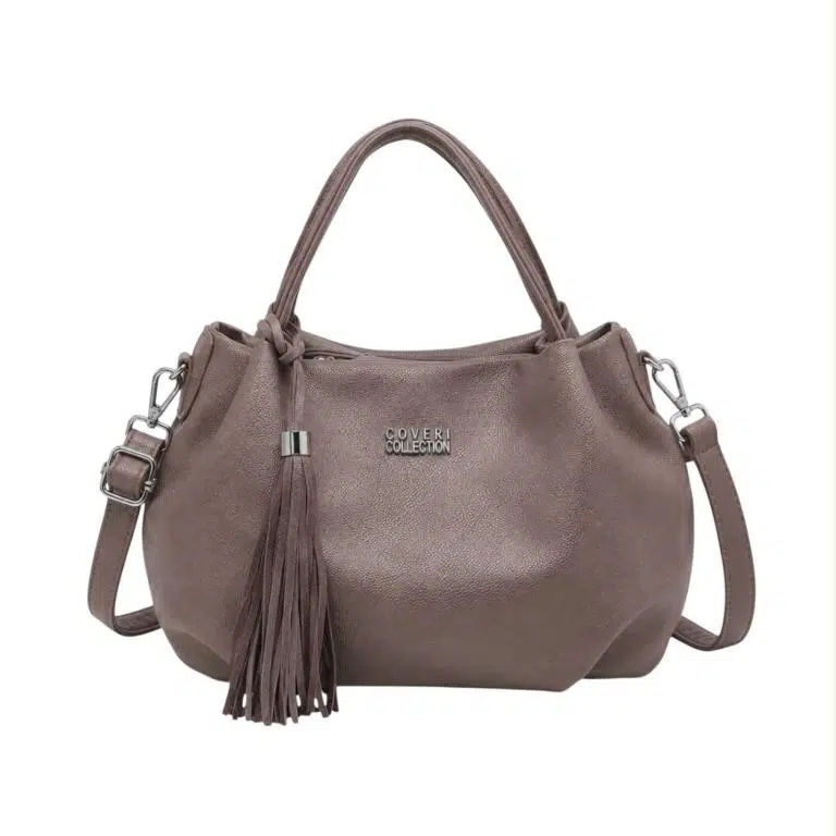 Bolso de Mano Sintético Coveri Collection con Flecos Decorativos y Bolsillo Trasero Mujer - Imagen 2