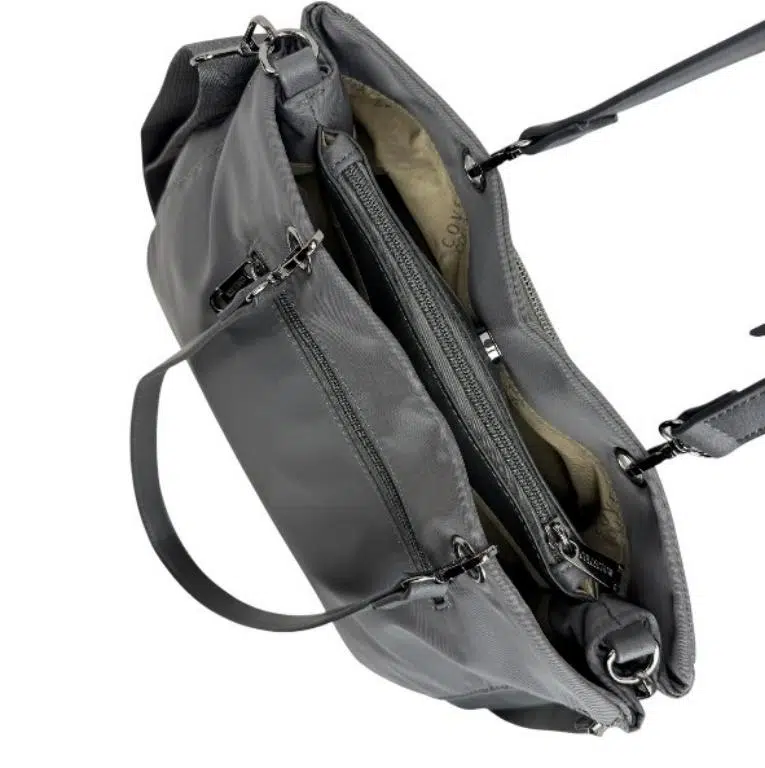 Amplio Bolso de Nylon para Mujer con Multicompartimentos Coveri Collection - Imagen 8