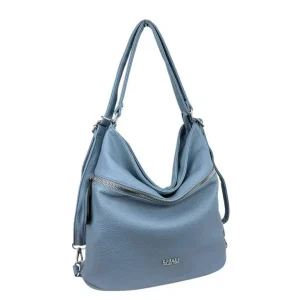 Bolso-Mochila Sintético Hobo de Mujer Coveri Collection con Bolsillos Exteriores y Gran Capacidad