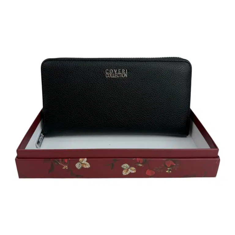 Cartera Sintética Coveri Collection con Cremallera, Caja y Espacio para Tarjetas de Mujer - Imagen 7