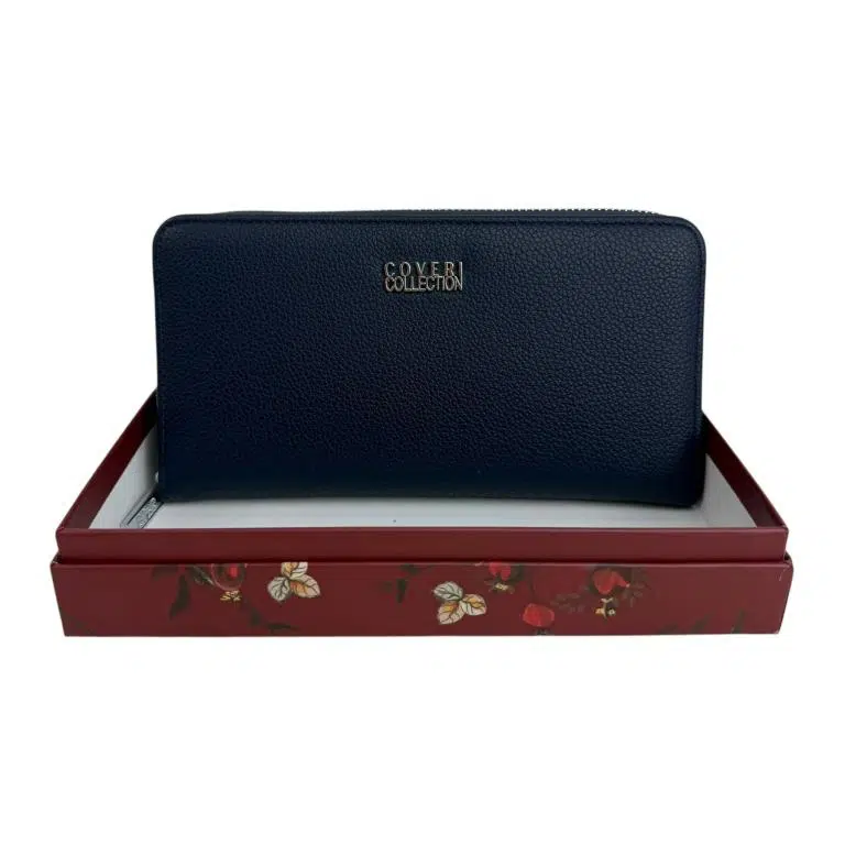 Cartera Sintética Coveri Collection con Cremallera, Caja y Espacio para Tarjetas de Mujer - Imagen 4