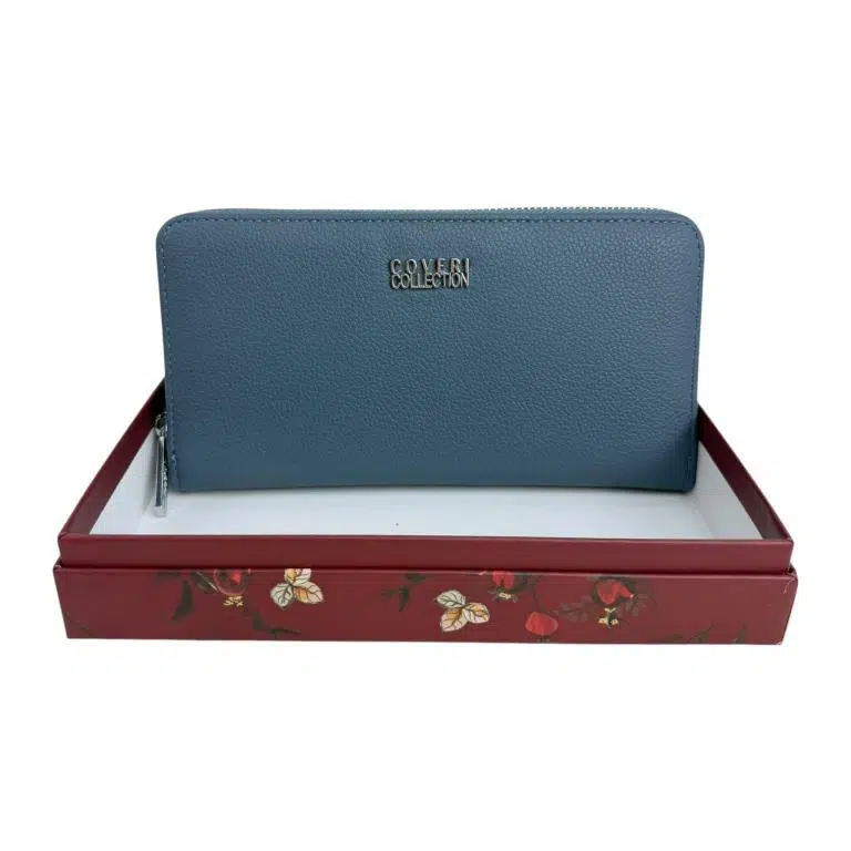 Cartera Sintética Coveri Collection con Cremallera, Caja y Espacio para Tarjetas de Mujer - Imagen 6
