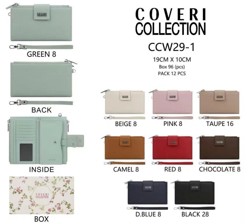 Cartera Sintética Coveri Collection para Mujer con Espacio para Móvil y Asa Extraíble - Imagen 2