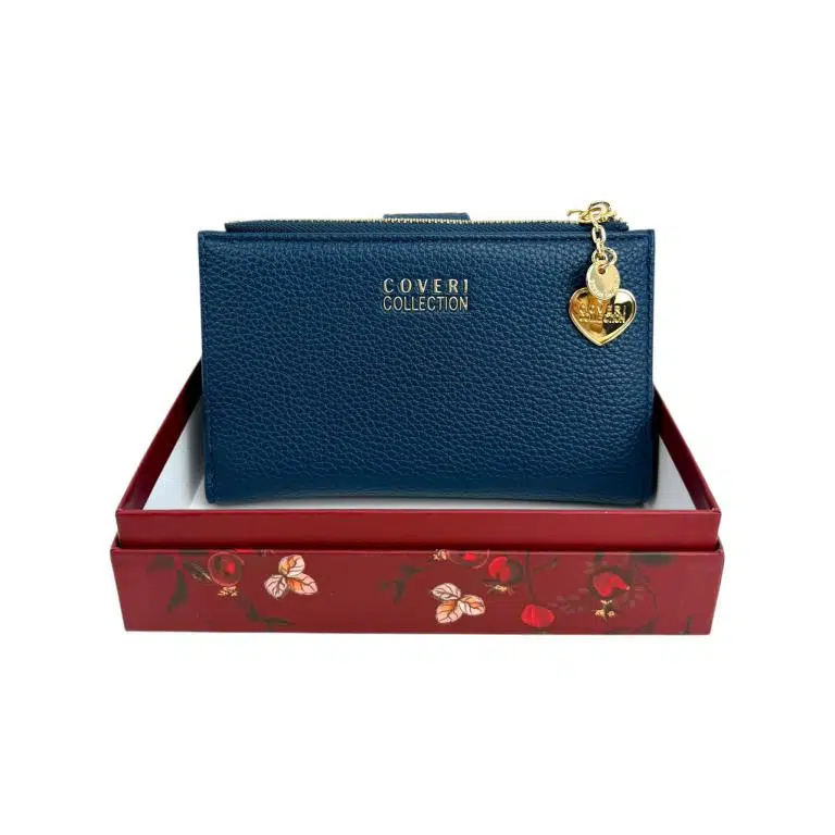Cartera Sintética de Mujer Coveri Collection con Caja, Bolsillo Interno y Espacio para Tarjetas - Imagen 4