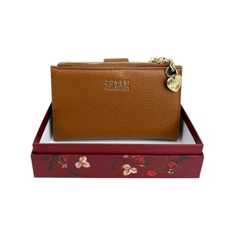 Cartera Sintética de Mujer Coveri Collection con Caja, Bolsillo Interno y Espacio para Tarjetas - Imagen 6