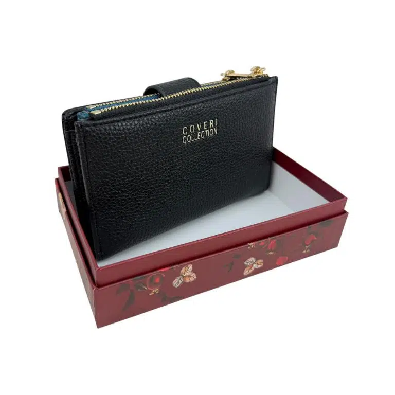 Cartera Sintética de Mujer Coveri Collection con Caja, Bolsillo Interno y Espacio para Tarjetas - Imagen 9