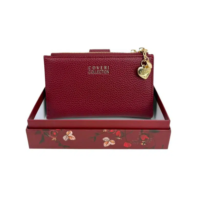 Cartera Sintética de Mujer Coveri Collection con Caja, Bolsillo Interno y Espacio para Tarjetas - Imagen 7